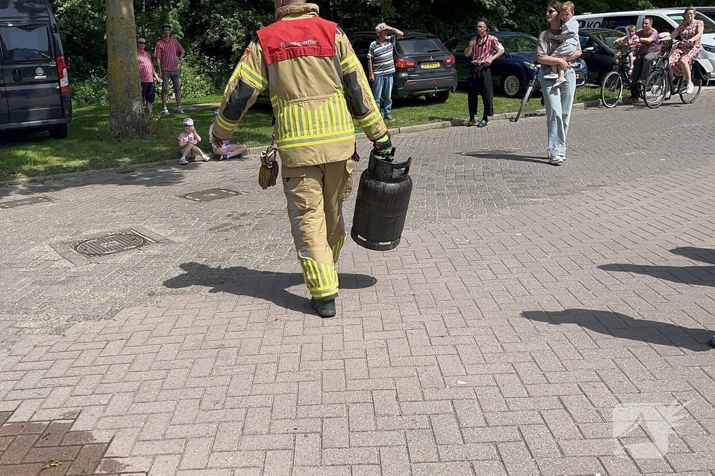 Brand schuurtje